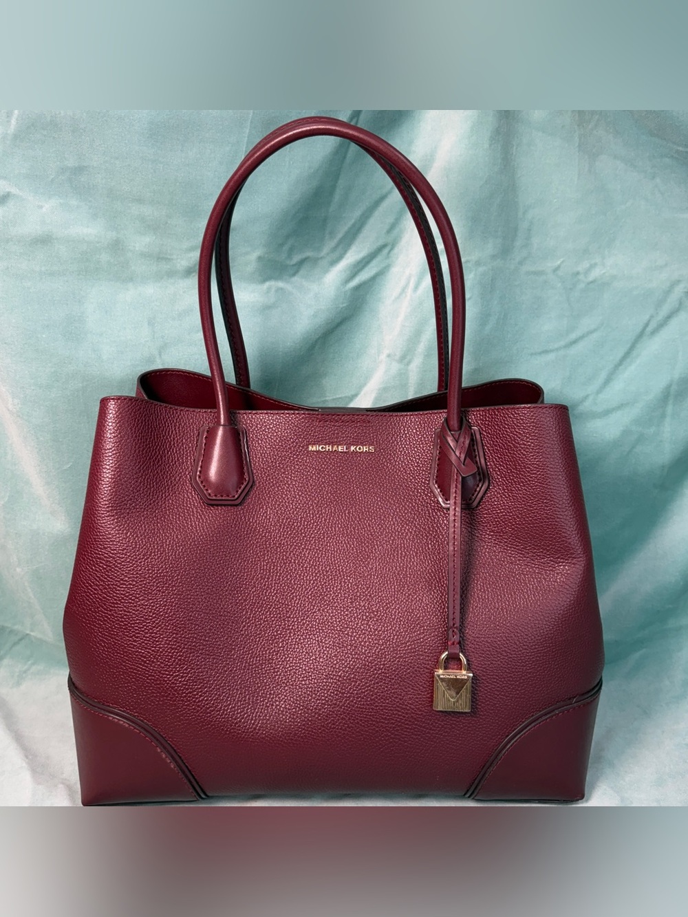 Michael Kors Large Mercer in Oxblood